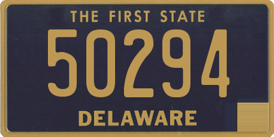 DE license plate 50294