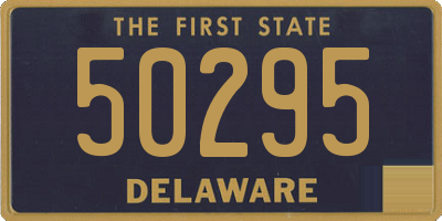 DE license plate 50295