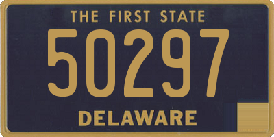 DE license plate 50297