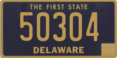 DE license plate 50304