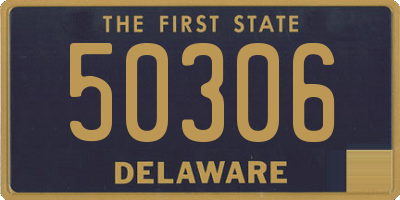 DE license plate 50306