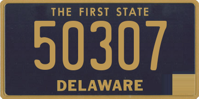 DE license plate 50307