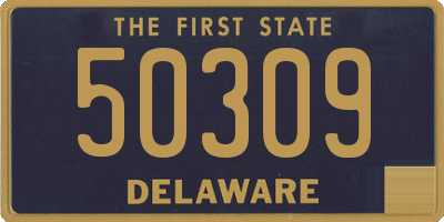 DE license plate 50309