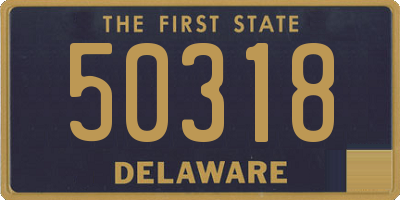 DE license plate 50318