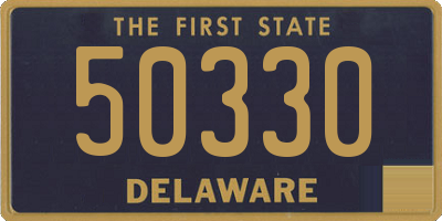 DE license plate 50330