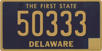 DE license plate 50333