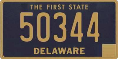 DE license plate 50344