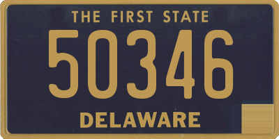 DE license plate 50346