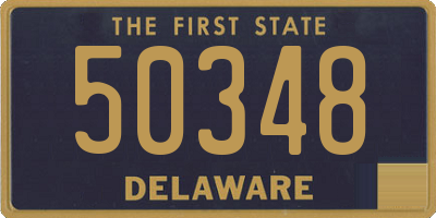 DE license plate 50348