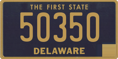 DE license plate 50350