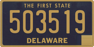 DE license plate 503519