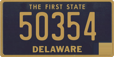 DE license plate 50354