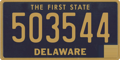 DE license plate 503544