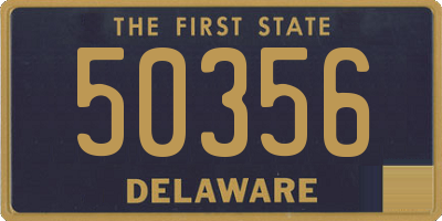 DE license plate 50356