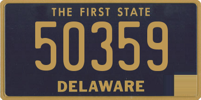 DE license plate 50359