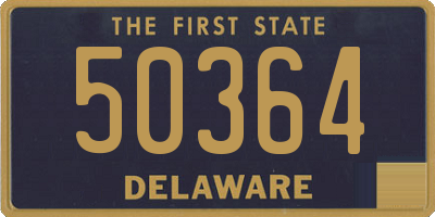 DE license plate 50364