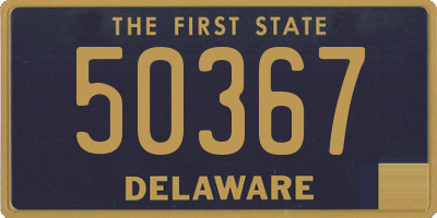DE license plate 50367