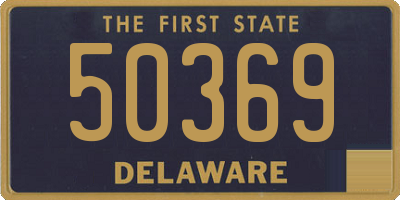 DE license plate 50369