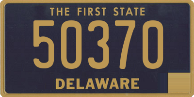 DE license plate 50370