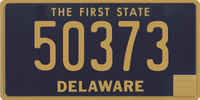DE license plate 50373
