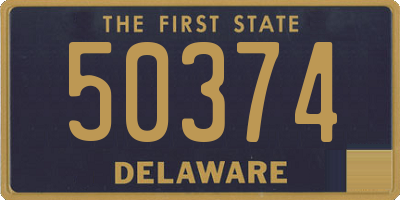 DE license plate 50374