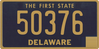 DE license plate 50376