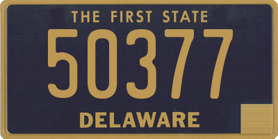 DE license plate 50377