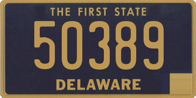 DE license plate 50389