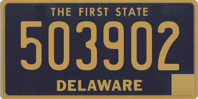 DE license plate 503902