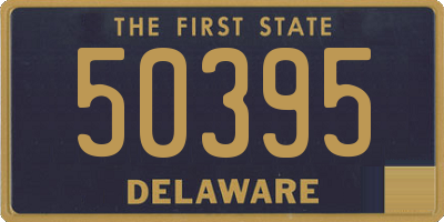 DE license plate 50395