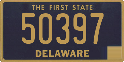 DE license plate 50397