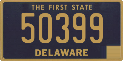 DE license plate 50399