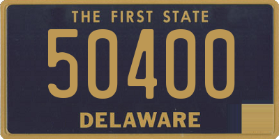 DE license plate 50400