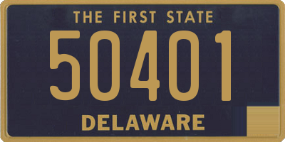 DE license plate 50401