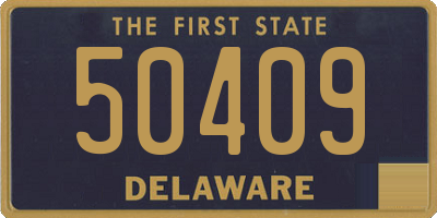 DE license plate 50409