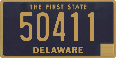 DE license plate 50411