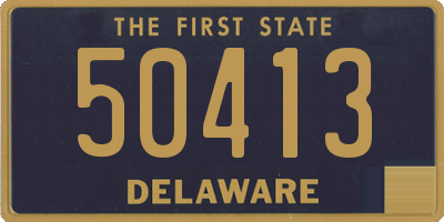 DE license plate 50413