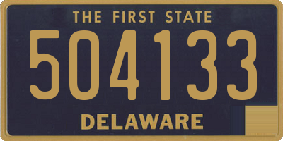 DE license plate 504133