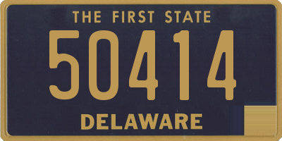 DE license plate 50414