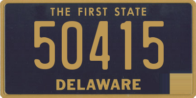 DE license plate 50415