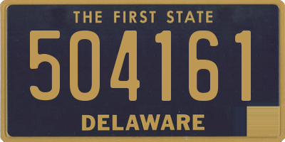 DE license plate 504161