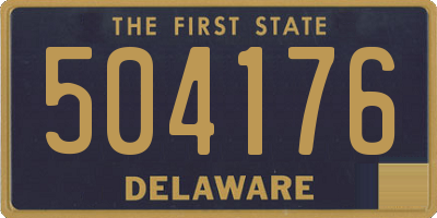 DE license plate 504176