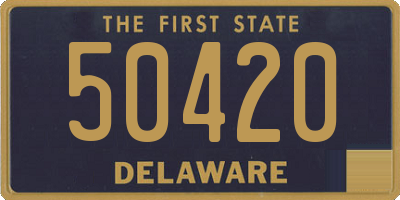 DE license plate 50420