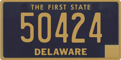 DE license plate 50424