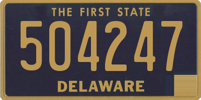 DE license plate 504247
