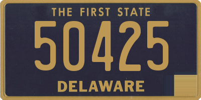 DE license plate 50425