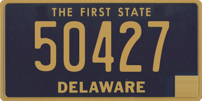 DE license plate 50427