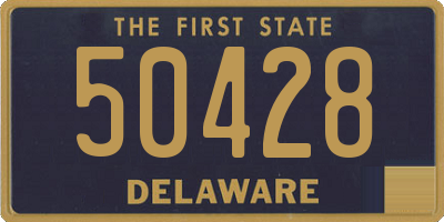 DE license plate 50428