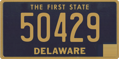 DE license plate 50429