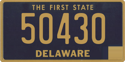 DE license plate 50430